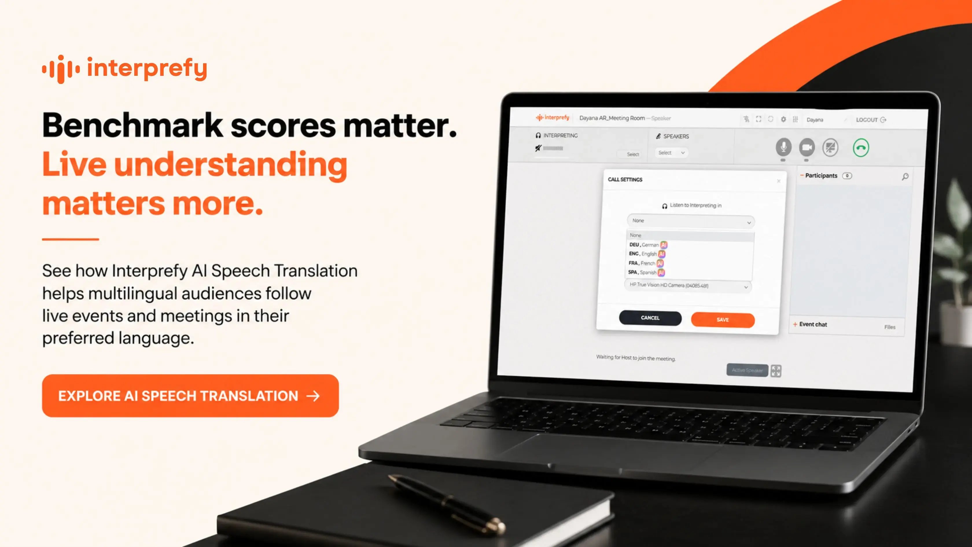 AI Speech Translation CTA