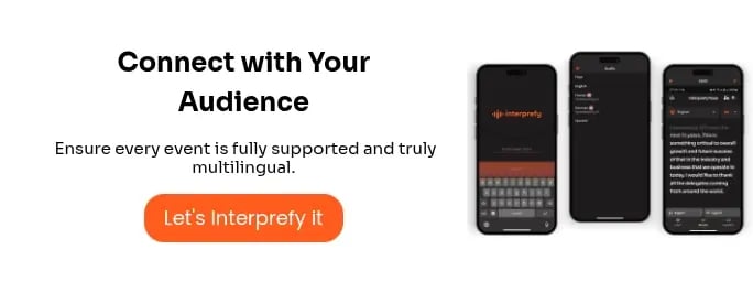 Interprefy | Verbinden Sie sich mit Ihrem Publikum