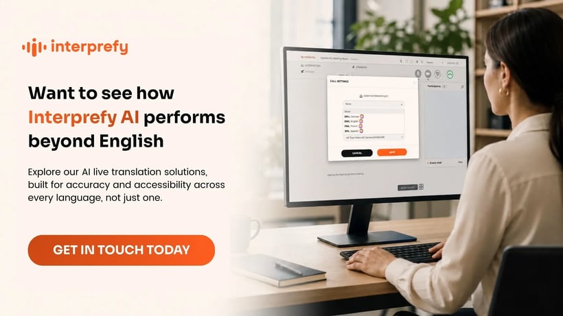 Interprefy AI CTA