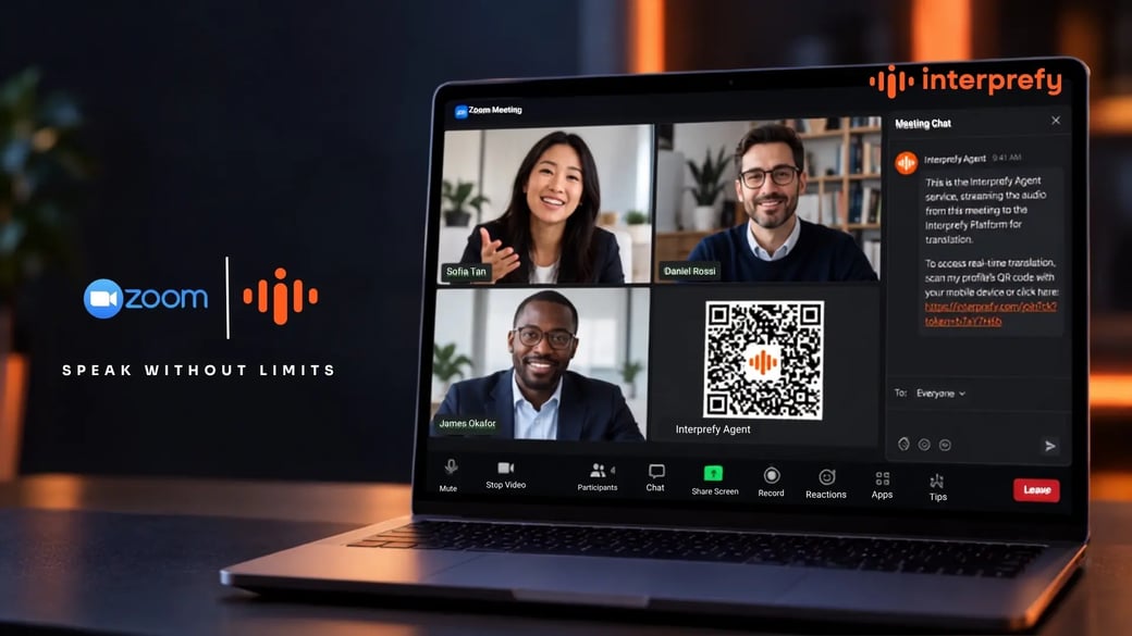 Interprefy Agent for Zoom
