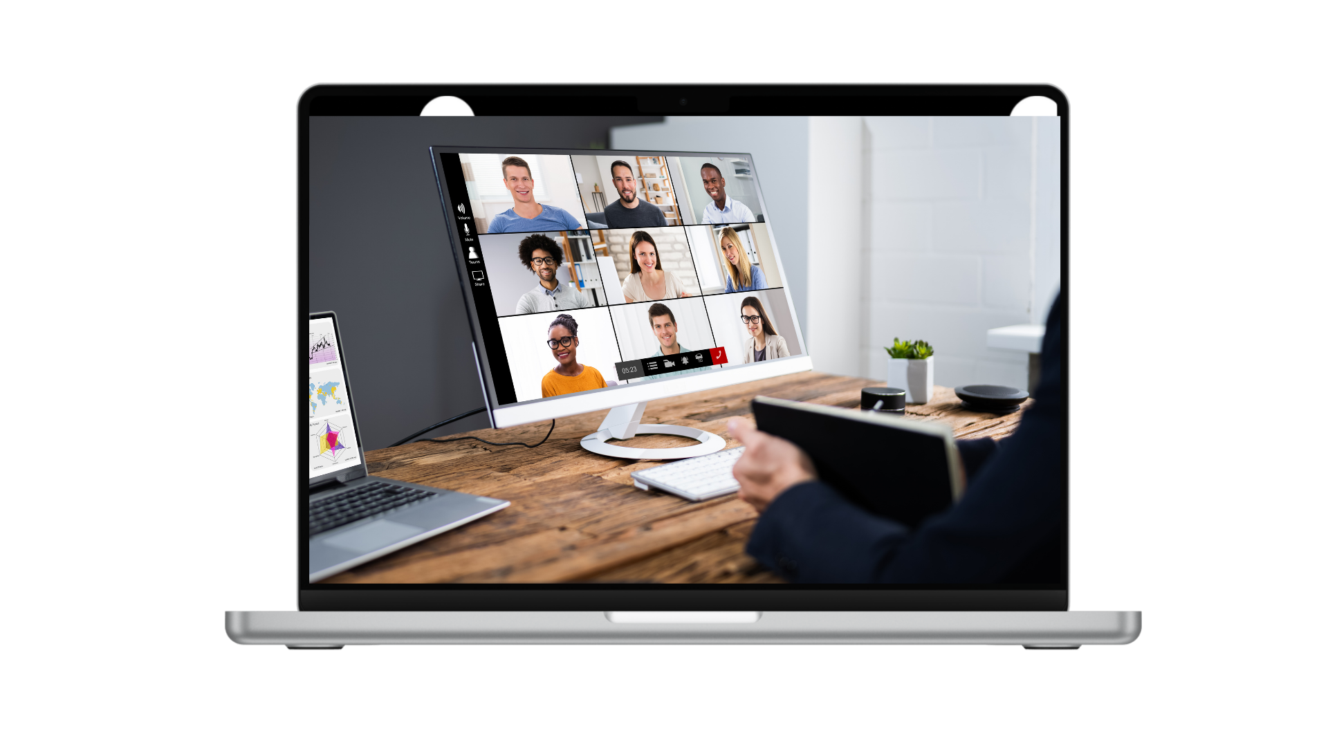 Interprefy Connect: اجتماع متعدد اللغات عبر الإنترنت على جهاز كمبيوتر محمول