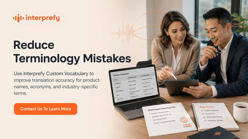 Interprefy | Cutom Vocabulary