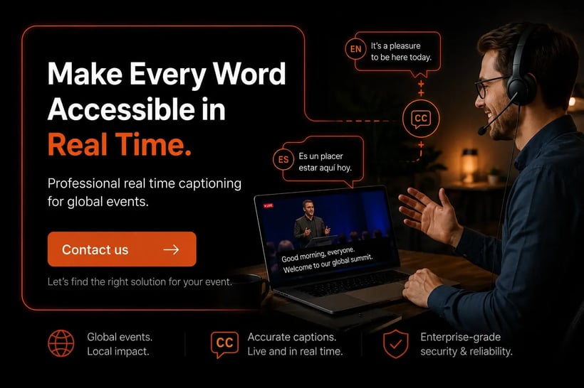 Interprefy | Real Time Captioning Services