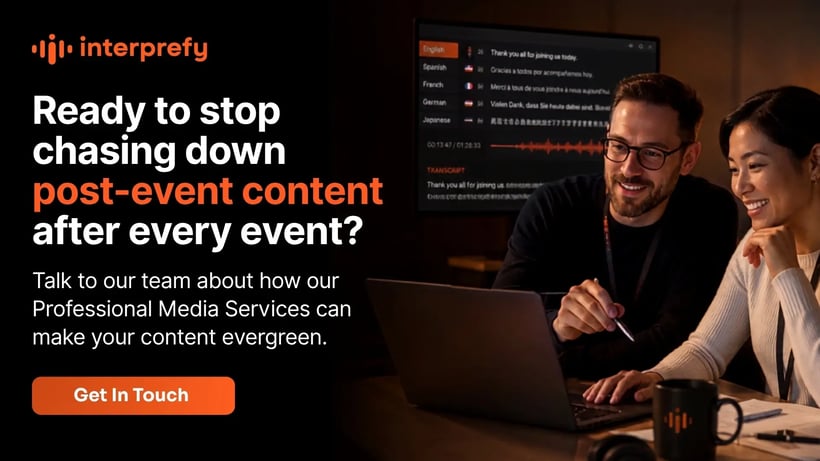 Interprefy | Services médias