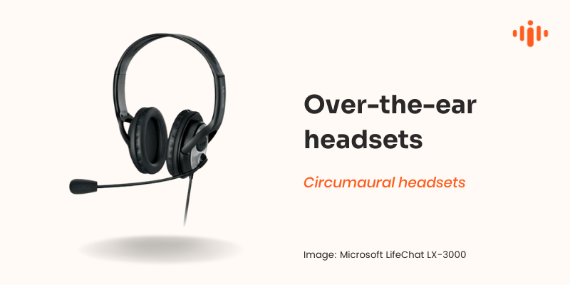 Over-the-ear headsets