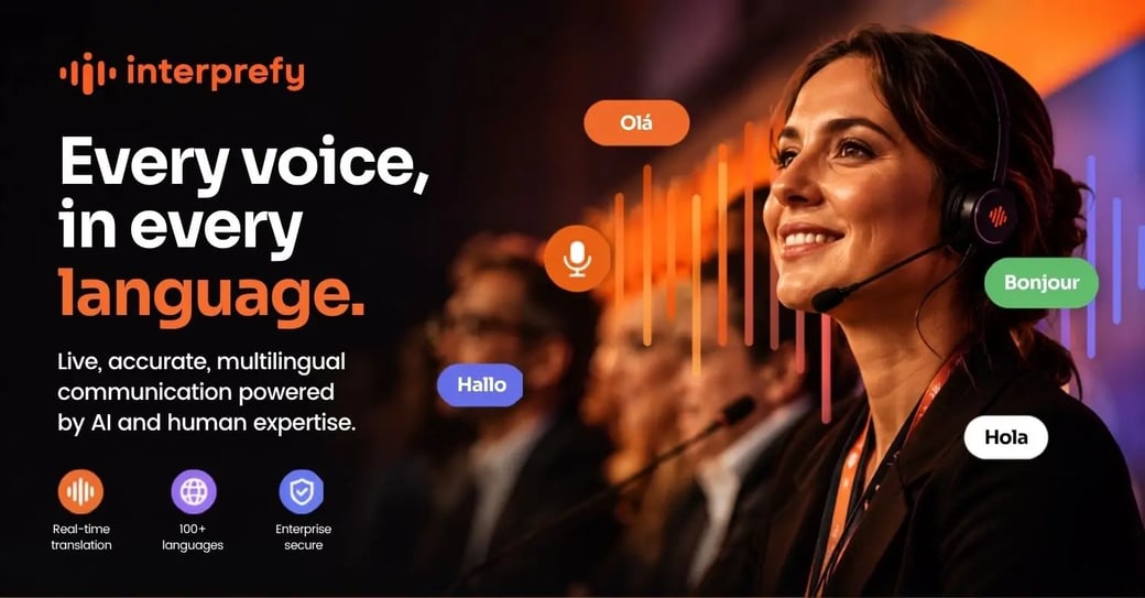 Interprefy | Real Time Translation