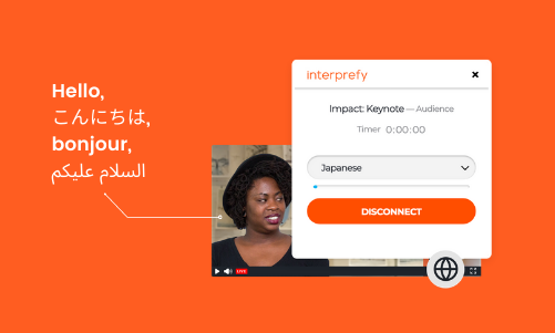 Interprefy SpotMe interpretation web conferencing 