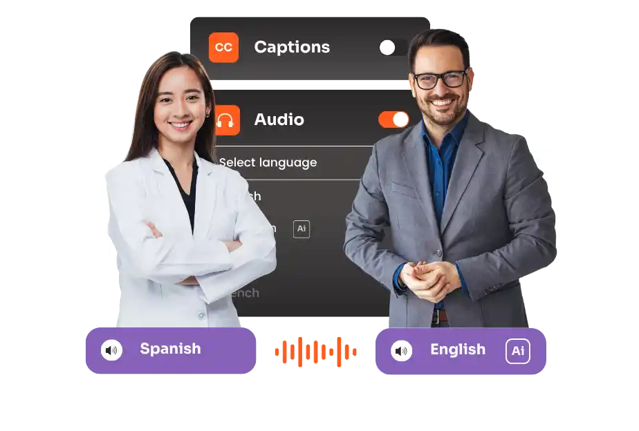 Interprefy - Pharma Services - Two Pharmaceutical Professionals