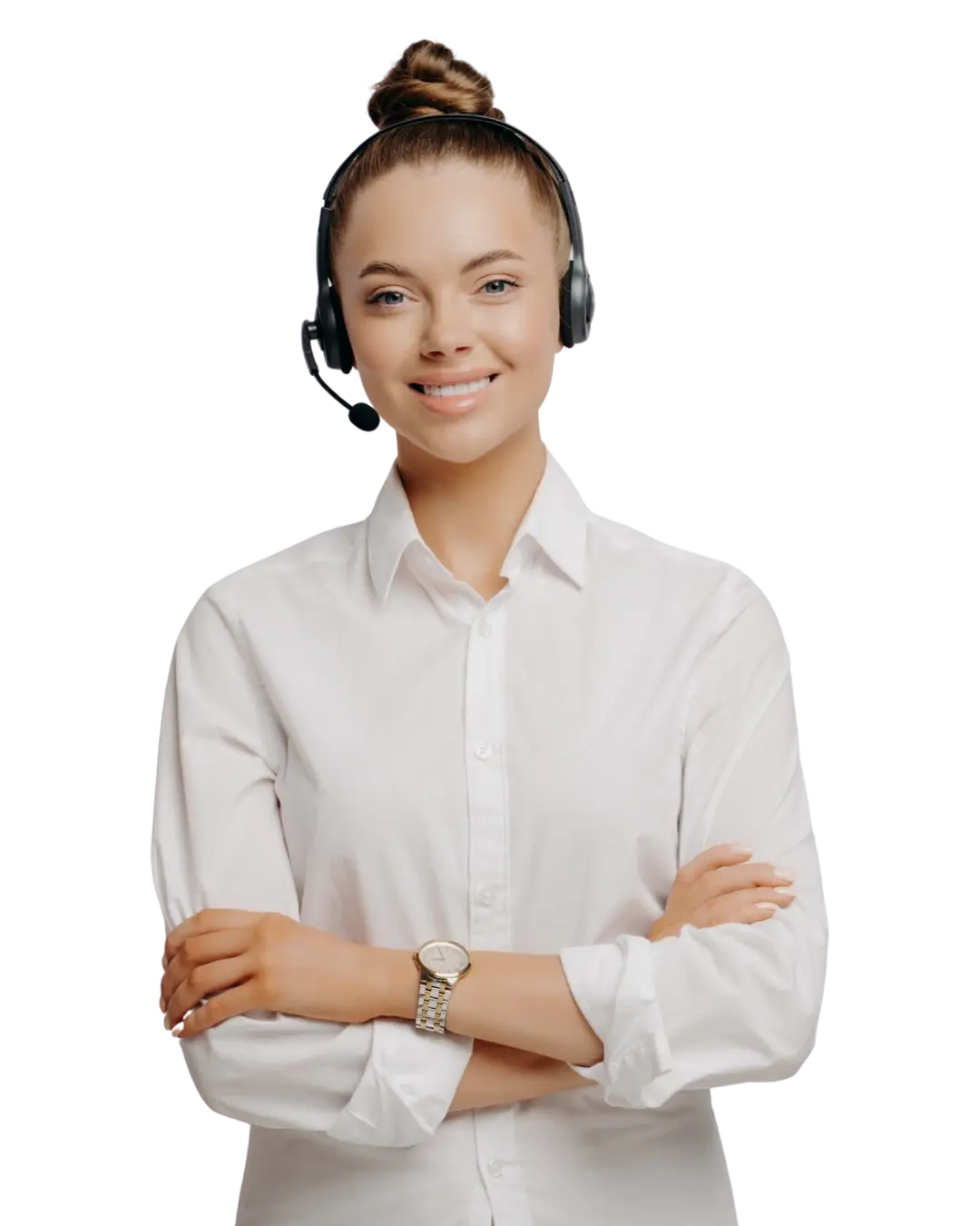 Un spécialiste des services professionnels d'Interprefy intervenant lors d'un événement multilingue